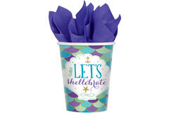 8 Cups Mermaid Wishes Paper 250 ml