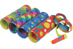 Streamers Assorted Paper 1.4 x400 cm