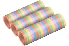 3 Streamers Stripes Pastel Paper 0.7 x 400 cm