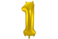 Foil Balloon Number 1 - Gold - 86 cm