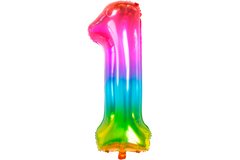 Foil Balloon Shaped Number 1 Yummy Gummy - 81 cm