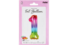 Foil Balloon Shaped Number 1 Yummy Gummy - 81 cm