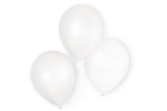 10 Latex Balloons Standard White 20.3 cm / 8"