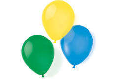 8 Latex Balloons Metallic assorted 25.4 cm / 10"