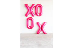Foil Balloon Number 0 - Pink Metallic Mat - 86 cm