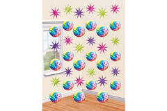 6 String Decorations Disco Fever 70's Foil 213 cm