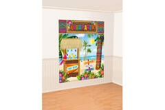 Scene Setter Kit Hawaiian Plastic 5 Pieces 82.5 x 149.8 cm / 25 - 111 x 40.6 cm