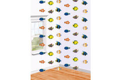 6 String Decorations Tropical Fish Foil 213 cm