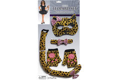 Costume Accessory Set Leopard Child 5 Pieces