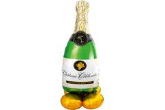 AirLoonz Bubbly Wine Bottle 60x152c