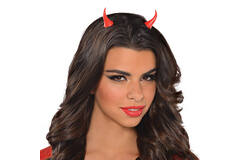 Costume Accessory Clip-On Mini Devil Horns Red