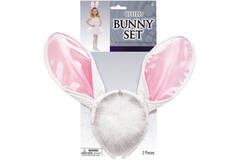 Costume Accessory Set Bunny Child 2 Pieces
