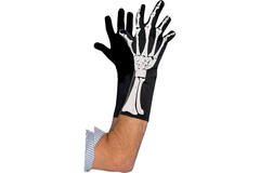 Costume Accessory Gloves Skeleton 3D One Size