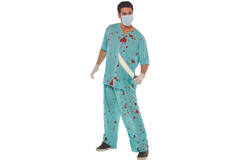 Adult Costume Bloody Scrubs Size M/L