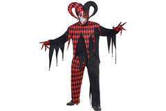 Men's Costume Krazed Jester Size XXL