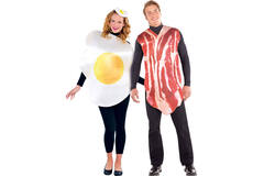 2 Adult Costumes Breakfast Buddies Size M/L
