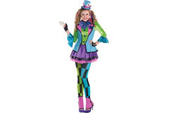 Teen Costume Sassy Mad Hatter Age 12 - 14 Years