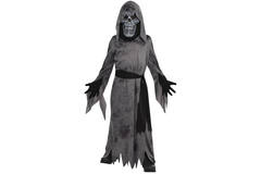 Child Costume Ghastly Ghoul Black Age 4 - 6 Years