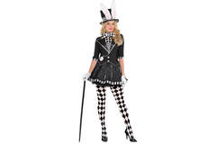Adult Costume Dark Mad Hatter Size S