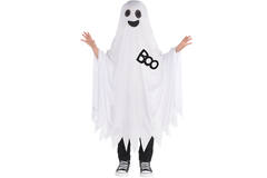 Child Costume Ghostcape Age 6 - 10 Years