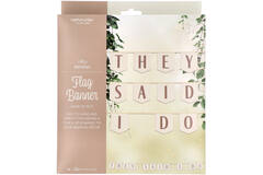 Flag Banner - They Said I do - Wedding - 4 meter