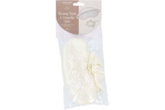 Sleep Mask & Scrunchie - Bride - Wedding - White