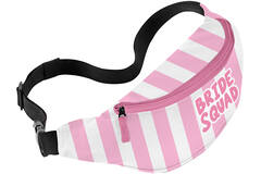 Fanny pack - Bride Squad - She Said Yaass - Pink/White