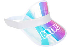Sun visor cap - Bride - She Said Yaasss - White