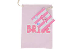 Gift bag - Bride - She Said Yaasss - Polyester - Pink