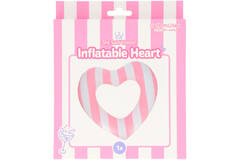 Inflatable picture frame - Heart - She Said Yaasss - Pink/White - 75 cm