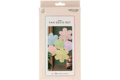 Deco Fan Set - Dreamy Pastels - 6 pieces