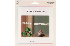 Letter Banner - HAPPY BIRTHDAY - Dreamy Pastels - 1.8 metres