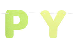 Letter Banner - HAPPY BIRTHDAY - Dreamy Pastels - Felt - 2.8 metres