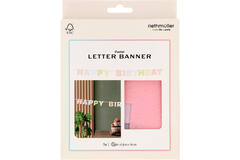 Letter Banner - HAPPY BIRTHDAY - Dreamy Pastels - Felt - 2.8 metres