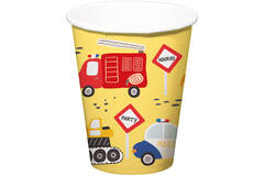Cups - Wacky Wheels - 250 ml - 8 pieces