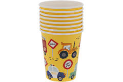 Cups - Wacky Wheels - 250 ml - 8 pieces