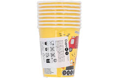 Cups - Wacky Wheels - 250 ml - 8 pieces