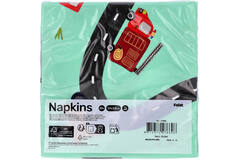 Napkins - Wacky Wheels - 33x33cm - 20 pieces