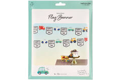 Flag Banner - Wacky Wheels - 6 meter