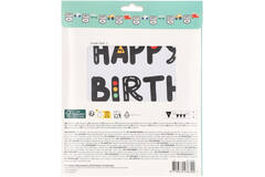 Flag Banner - Wacky Wheels - 6 meter