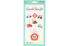 Cupcake Deco Set - Wacky Wheels - 6 sets