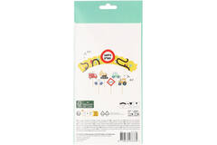 Cupcake Deco Set - Wacky Wheels - 6 sets