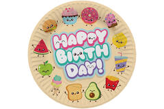 Plates - Kawaii Party - 23 cm - 8 pieces