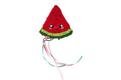 Mini Piñata Set - Avocado & Watermelon - Kawaii Party - 2 pieces