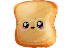 Foil Balloon - Shape - Toast - 60x60cm