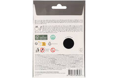 Foil Balloon Number 0 Black Metallic Matt - 86 cm