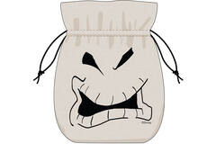 8 Burlap Treat Bags Nightmare Before Christmas Textile