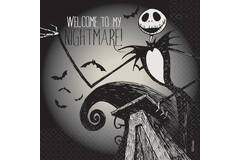 16 Lunch Napkins Nightmare Before Christmas 33 x 33 cm