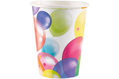 8 Cups Balloons Paper 250 ml