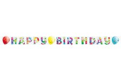 Letter Banner Balloons Paper 174 x 13 cm